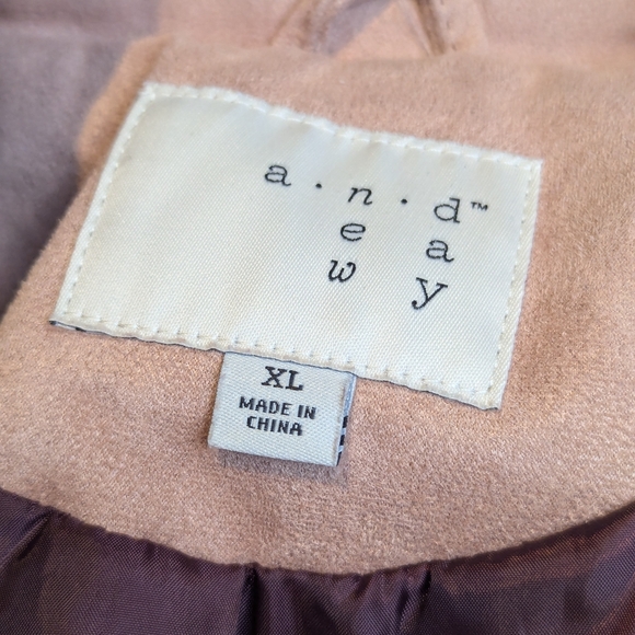 a new day Faux Light Mauve Jacket XL Bag 20 - Picture 3 of 10
